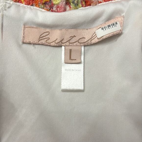 Huch Floral Dress Spaghetti Strap Large Sweetheart Neckline - Picture 8 of 9